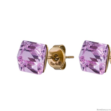 Пусеты Fiore Luna,  Pink, SWE2127/2 P G Пусеты Fiore Luna,  Pink, SWE2127/2 P G